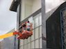 Installing Glass Over Entrance